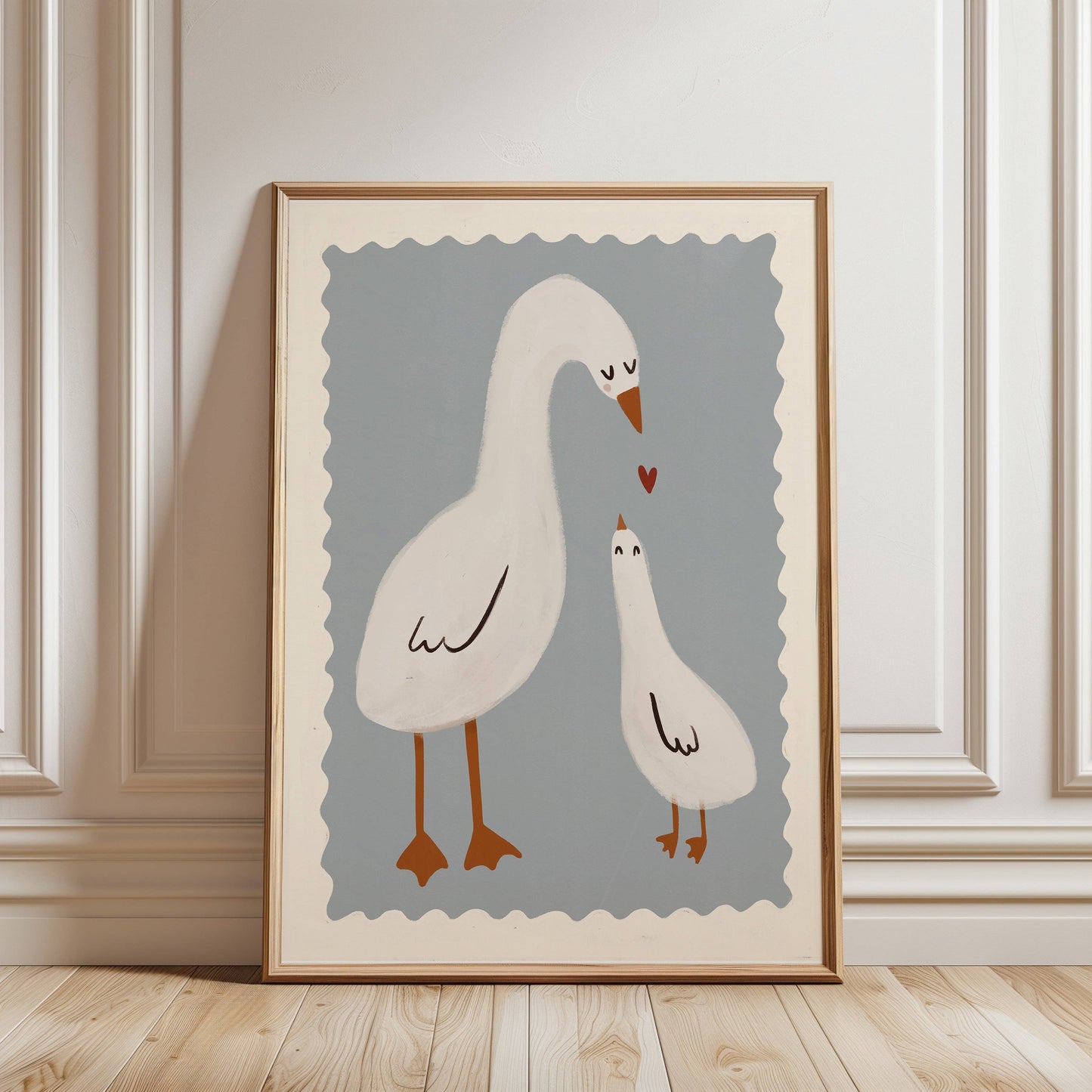 Mama Duck Nursery Print | A4