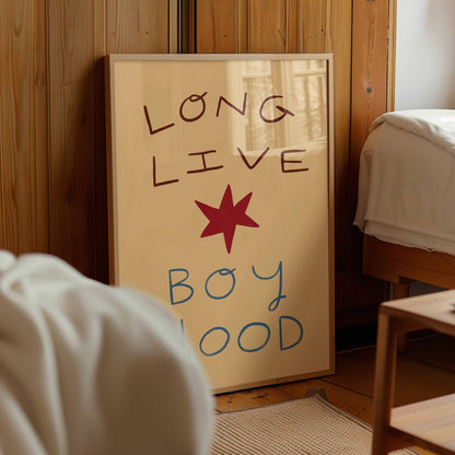 Long Live Boy Hood Print
