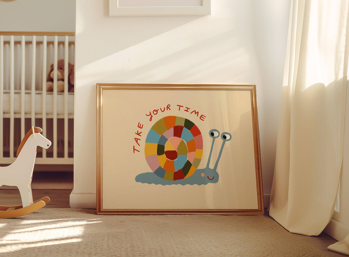Take Your Time | Snail Affirmation Print | A4
