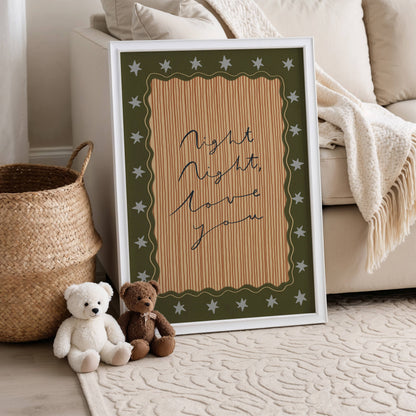 Night Night Love You Print