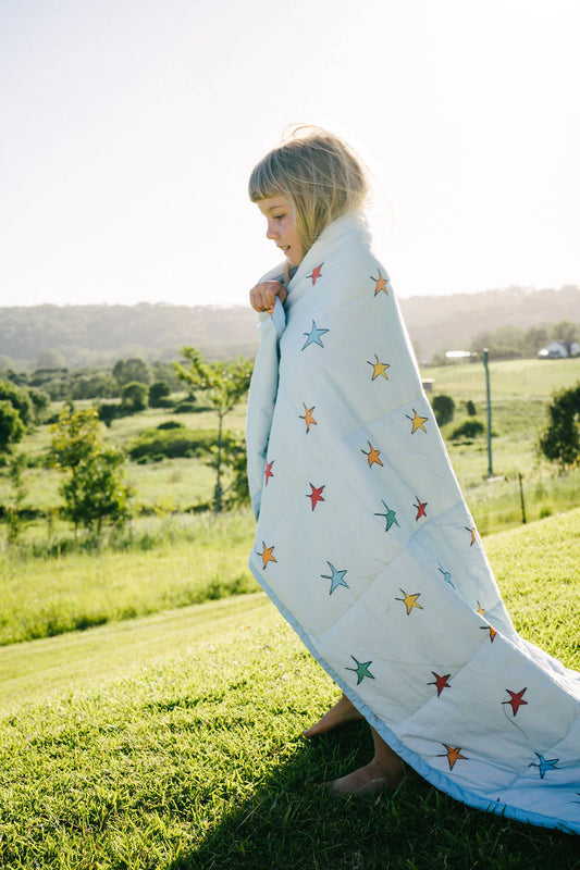 Retro Star Reversible Quilt | S/KS/D