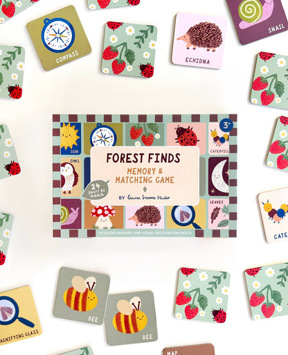 Forest Finds Memory & Matching Game - Kids Educational Gift