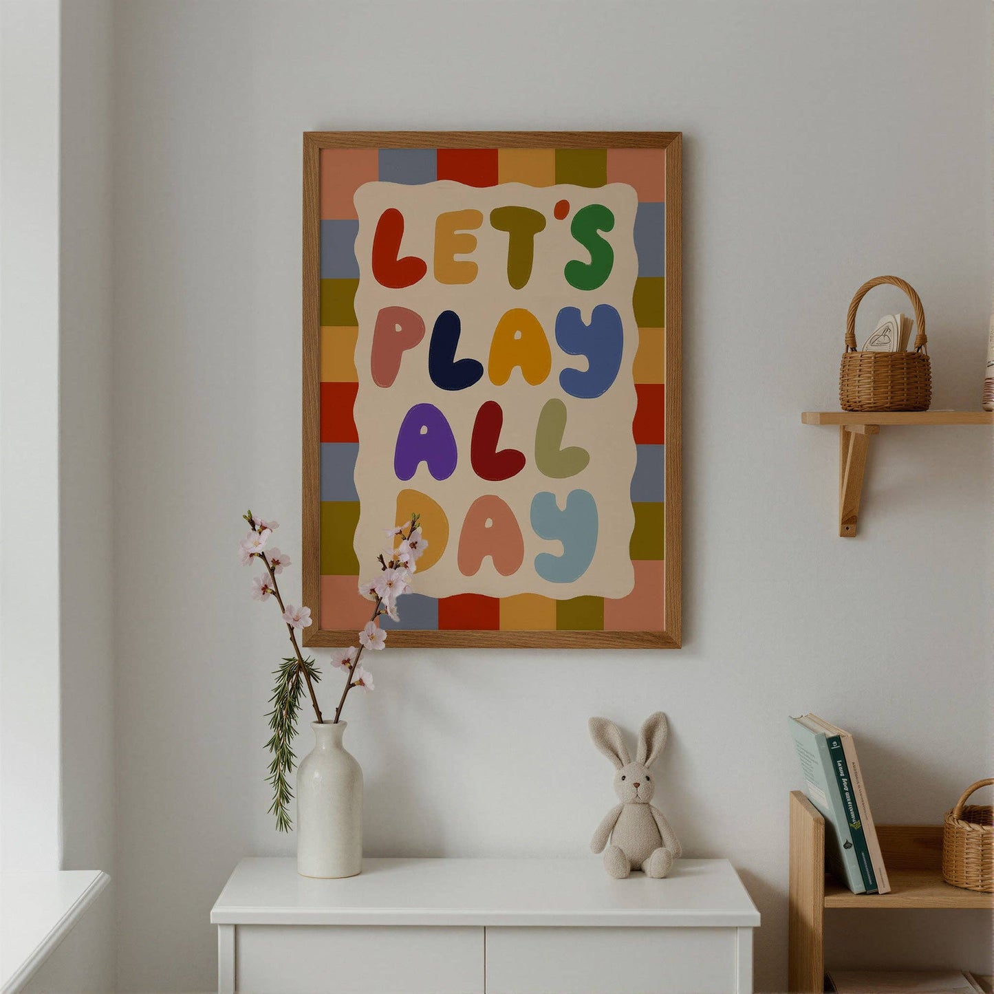 Let's Play All Day Print | A4
