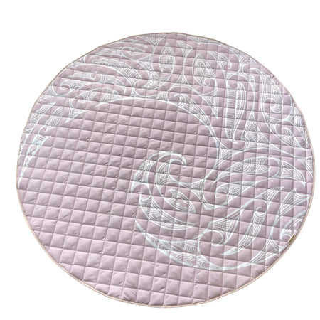 Bo & Ko Baby Maori Inspired Playmat - Pastel Pink available at Little Mash Boutique