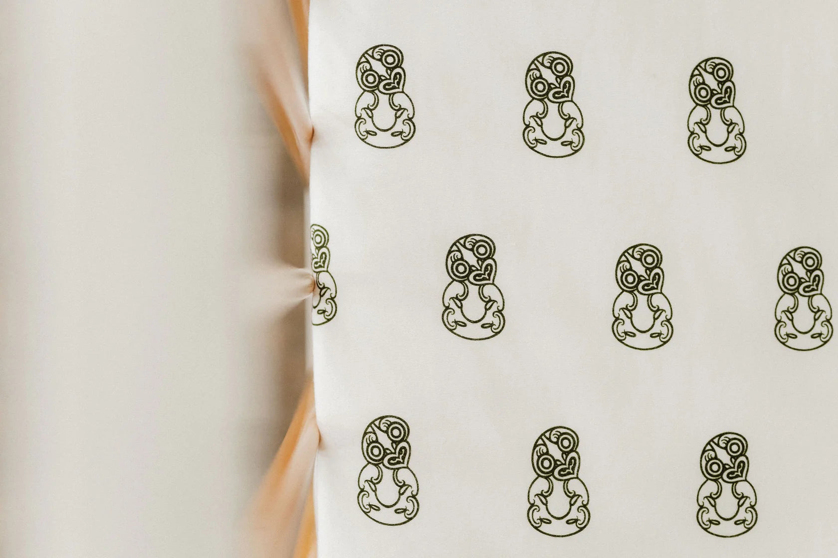 Fitted Cot Sheet - Tiki Green