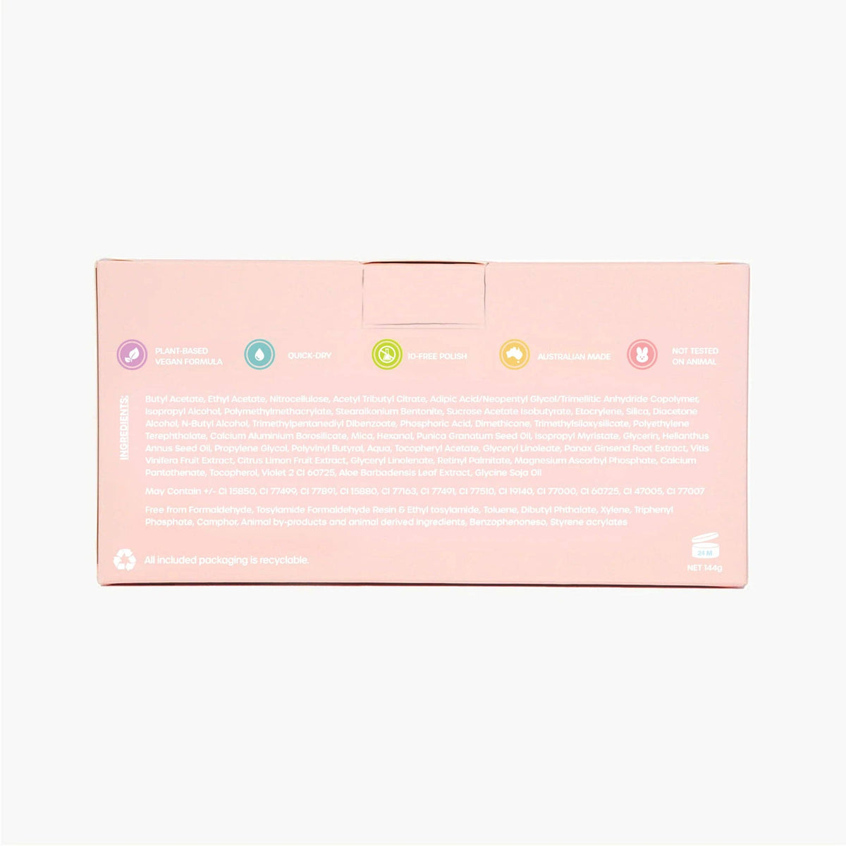Oh Flossy Pink Pamper Nail Polish Set