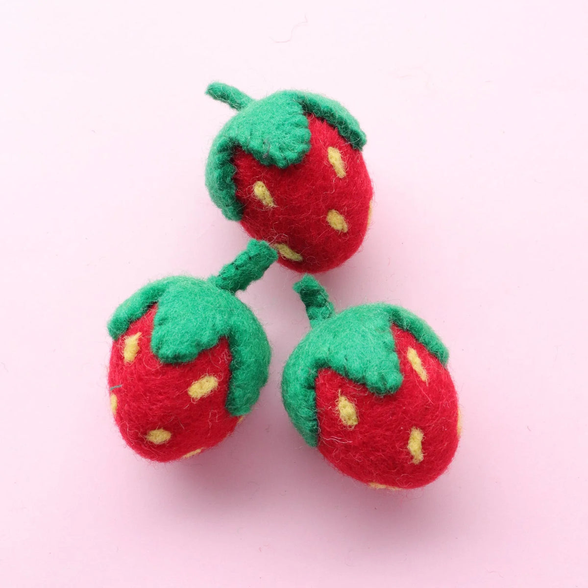 Felt Red Strawberry
