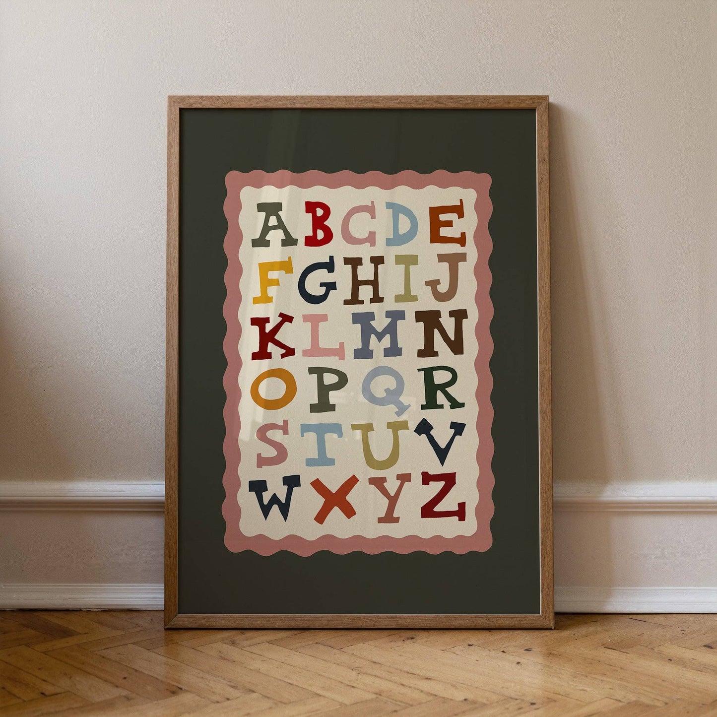 Wild West Alphabet Educational Print | A4