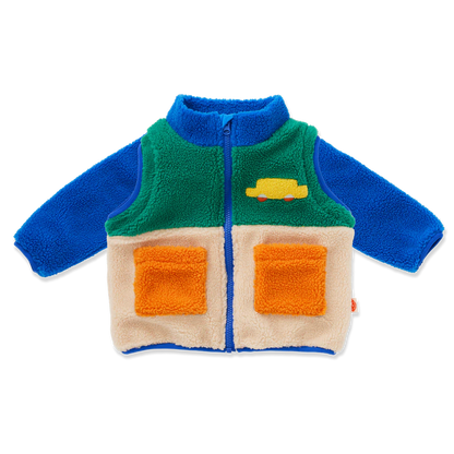 Halcyon Nights | Sherpa Jacket Vest - Beep Beep