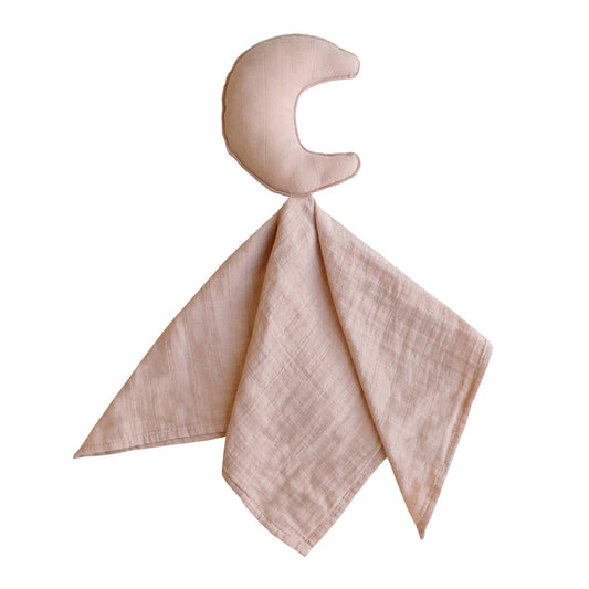 Mushie Lovey Blanket - Moon | Blush