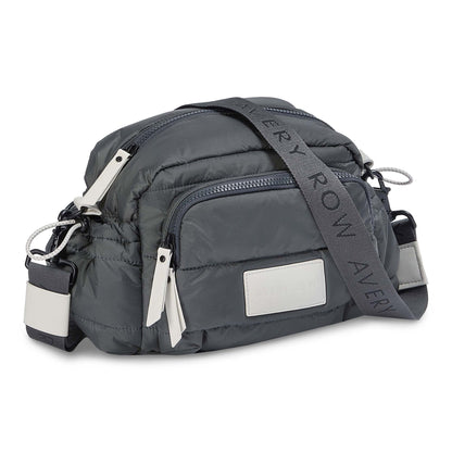 Avery Row | Pram Organiser Bag | Soft Black, Oyster