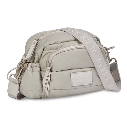 Avery Row | Pram Organiser Bag | Soft Black, Oyster