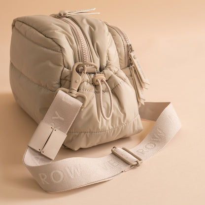 Avery Row | Pram Organiser Bag | Soft Black, Oyster