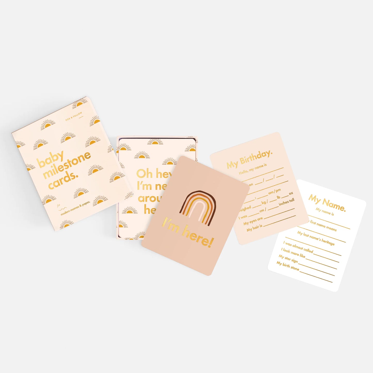 Baby Milestone Cards