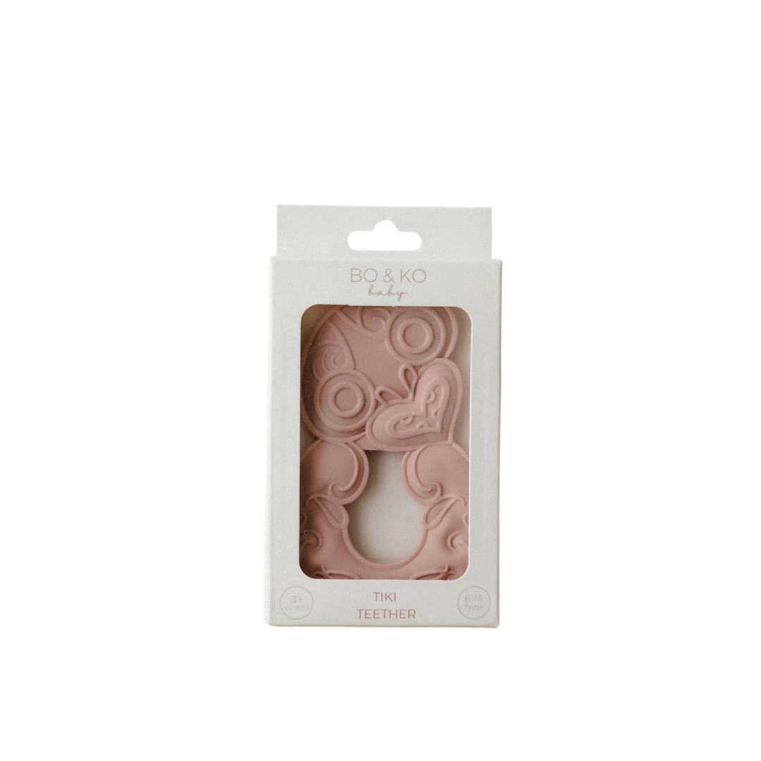 Bo & Ko Baby Tiki Teether - Posey available at Little Mash Boutique