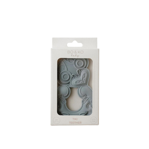 Bo & Ko Baby Tiki Teether - Duckegg available at Little Mash Boutique