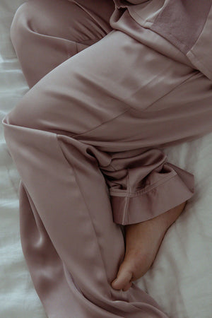 Maternity Pyjama Pant - Iris Satin