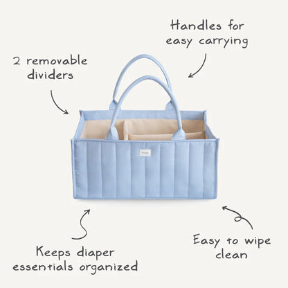 Mushie Nappy Caddy | Blush