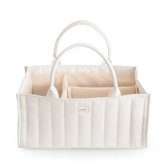 Mushie Nappy Caddy | Ivory