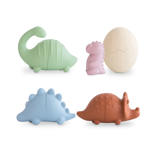 Mushie Dino Bath Play Set