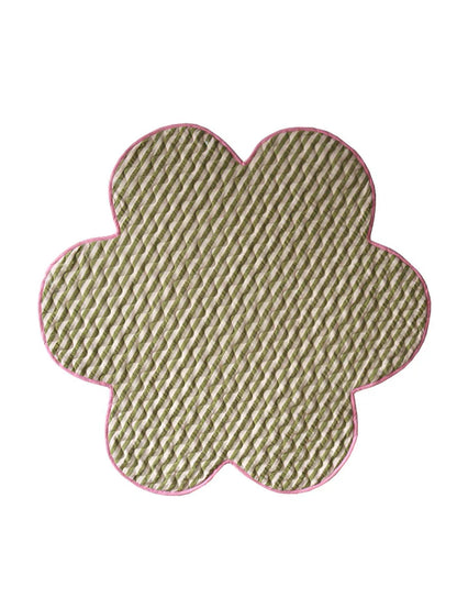 Pistachio Seersucker Playmat | Mosey Me