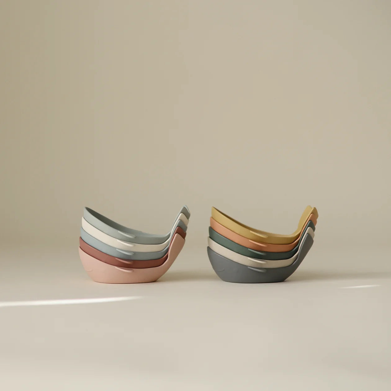 Mushie Whale Bath Stackers - Original