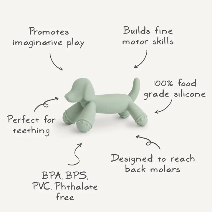Mushie Figurine Teether | Dog