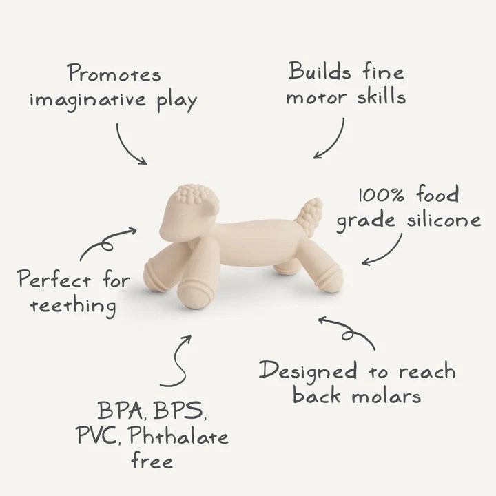 Mushie Figurine Teether | Lamb