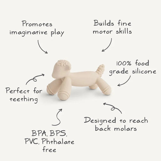 Mushie Figurine Teether | Lamb