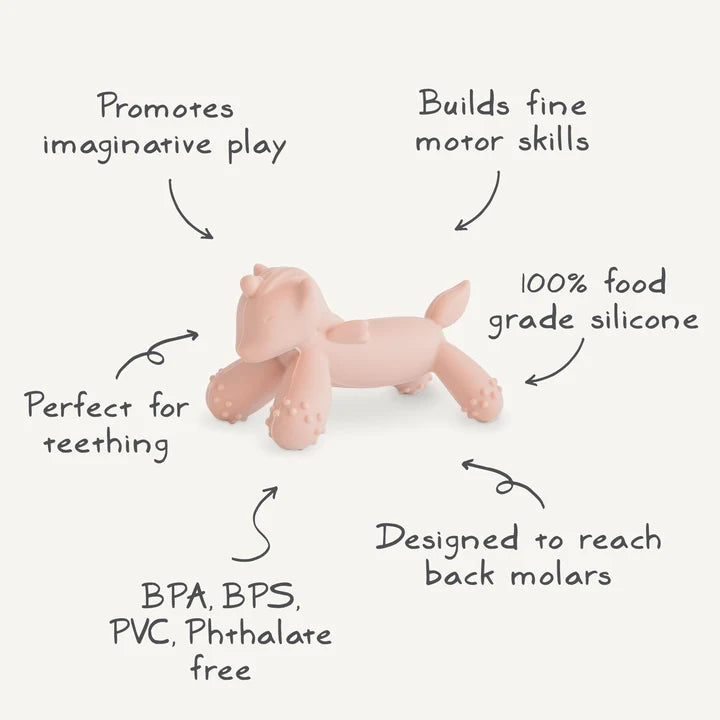 Mushie Figurine Teether | Unicorn