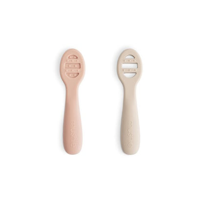 Baby First Feeding Spoons | Blush/Shifting Sand