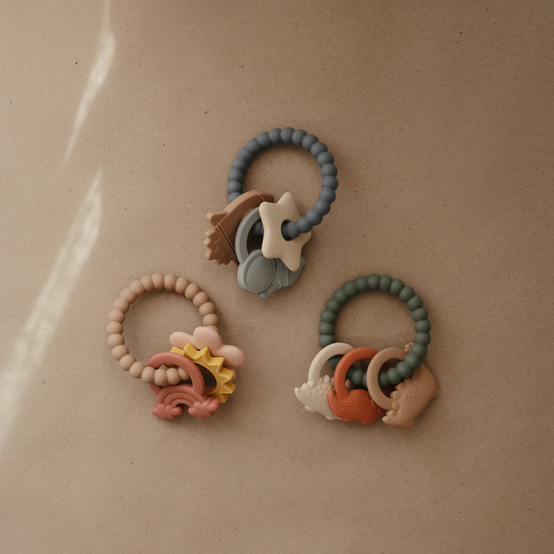 Mushie Nature Teething Ring