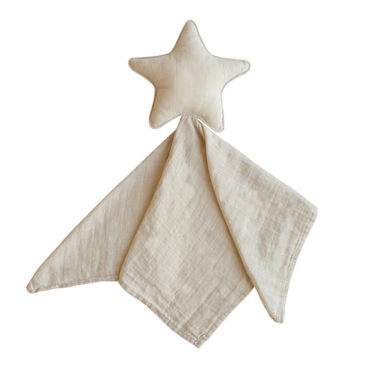 Mushie Lovey Blanket - Star | Fog