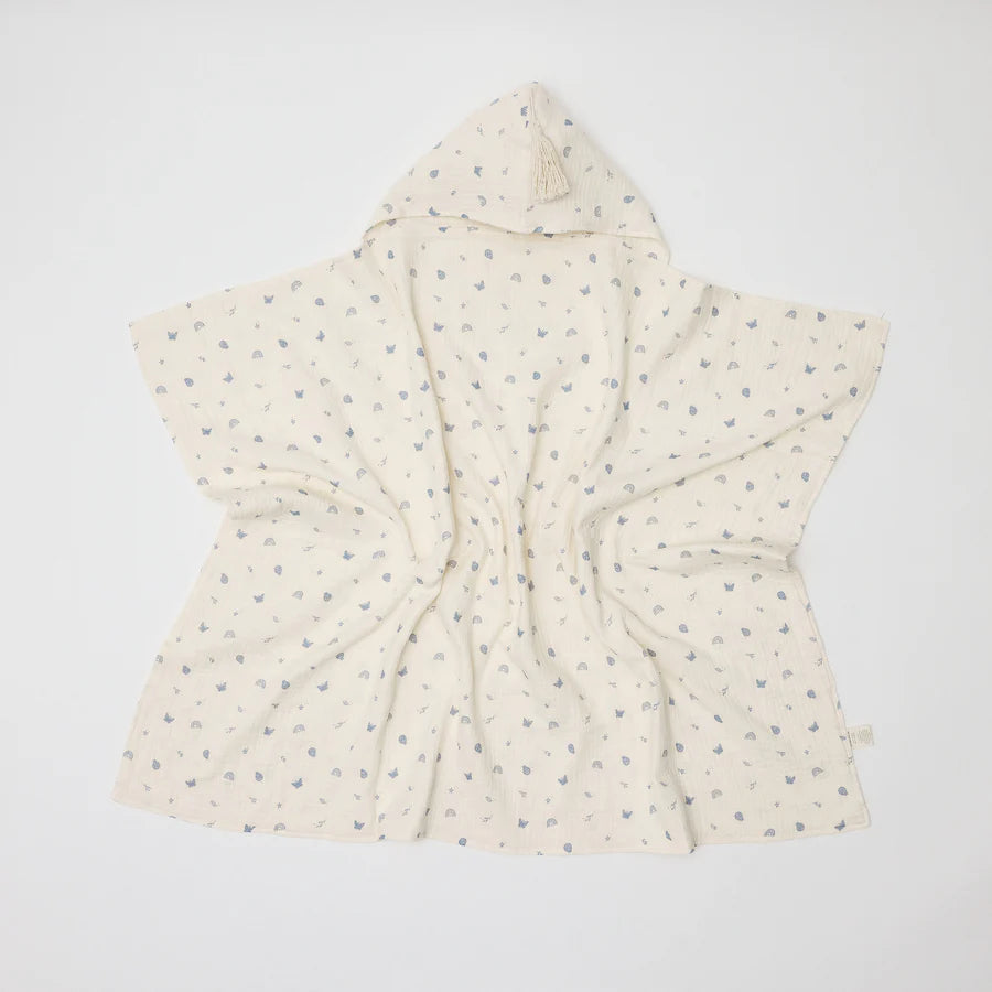 Hooded Towel with Tassel - Enchanted Garden