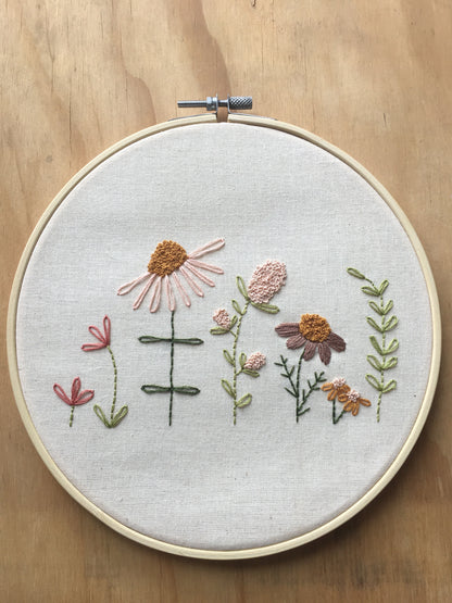 Embroidery Hoop - Flower Patch