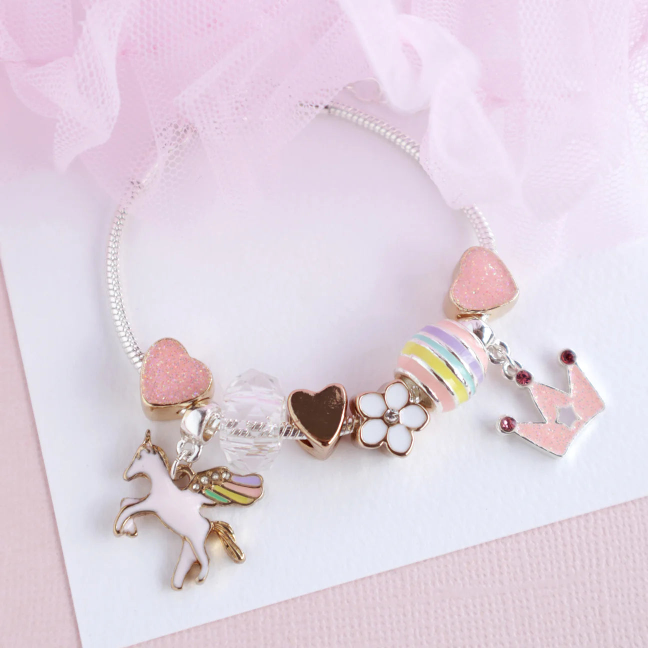 Celestial Unicorn Charm Bracelet