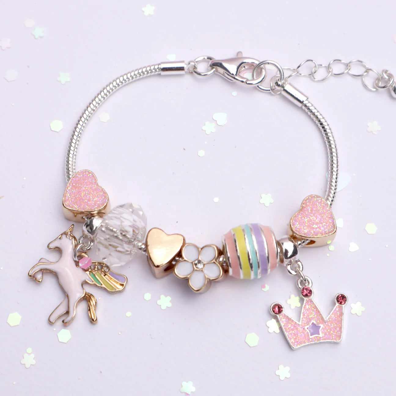 Celestial Unicorn Charm Bracelet