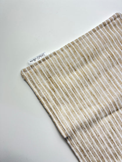 Burp Cloth - Linen Stripe