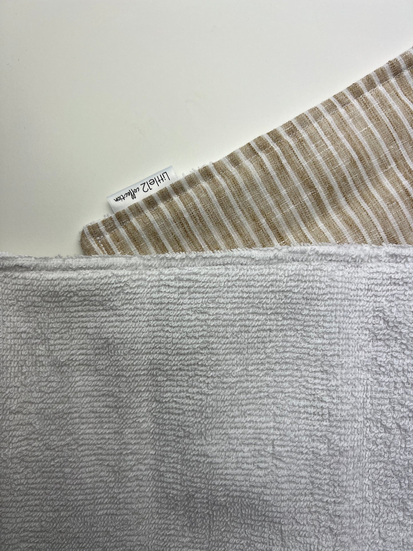 Burp Cloth - Linen Stripe