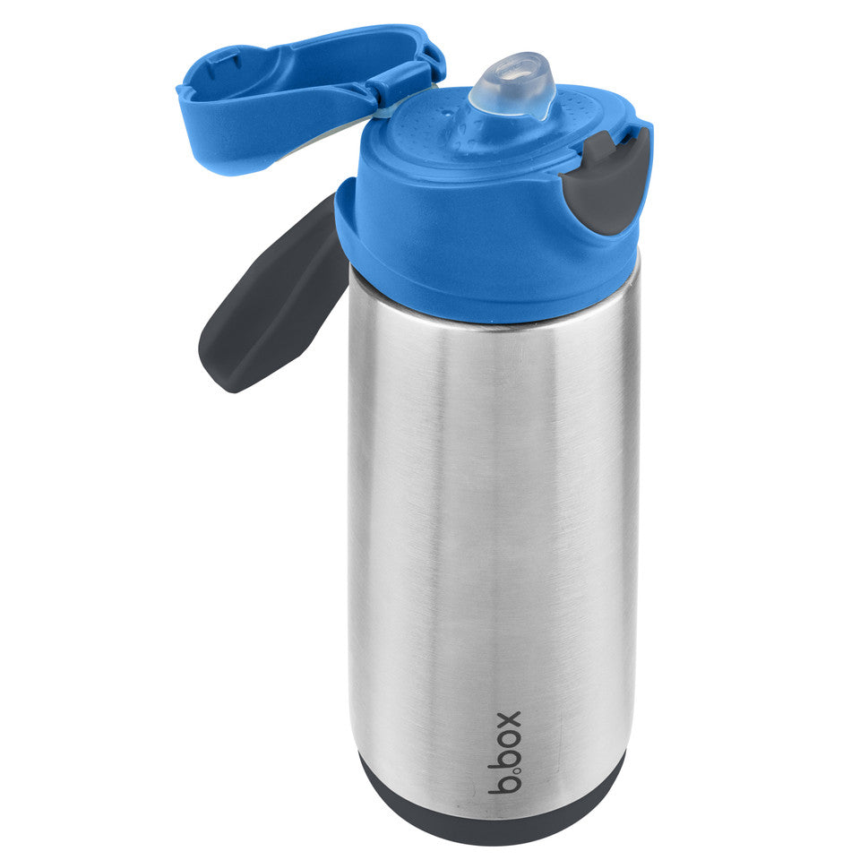 Blue Slate Insulated Spout Drink Bottle by b.box
