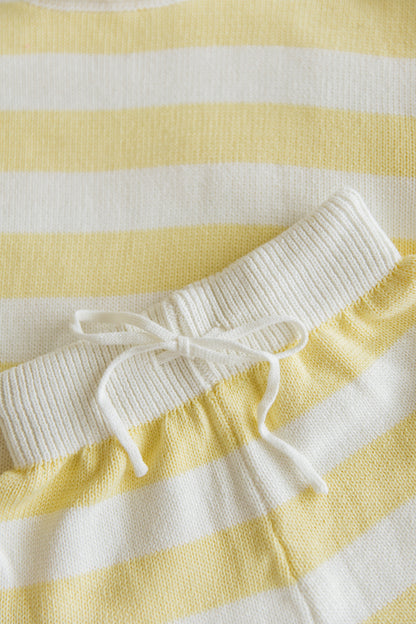 Butter Yellow Knit Set | Maki