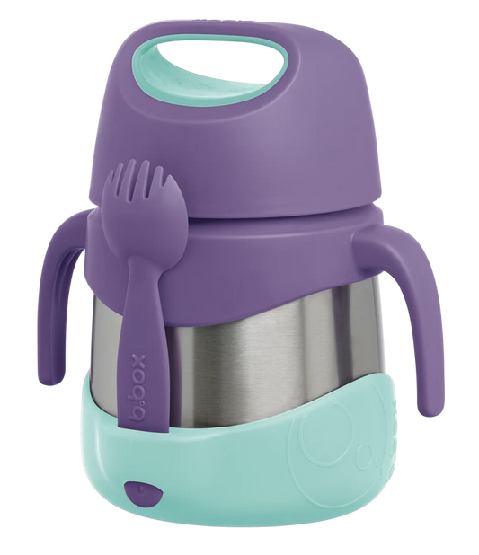 Bbox Lilac Pop Insulated Food Jar available at Little Mash Boutique