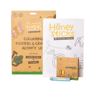 Jumbo Posters and Crayons Activity Set