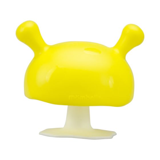 Yellow Mombella Mushroom Teether