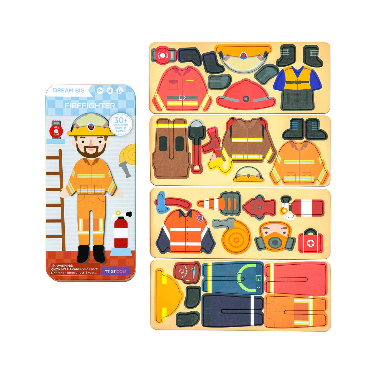 Magnetic Puzzle Box - Firefighter