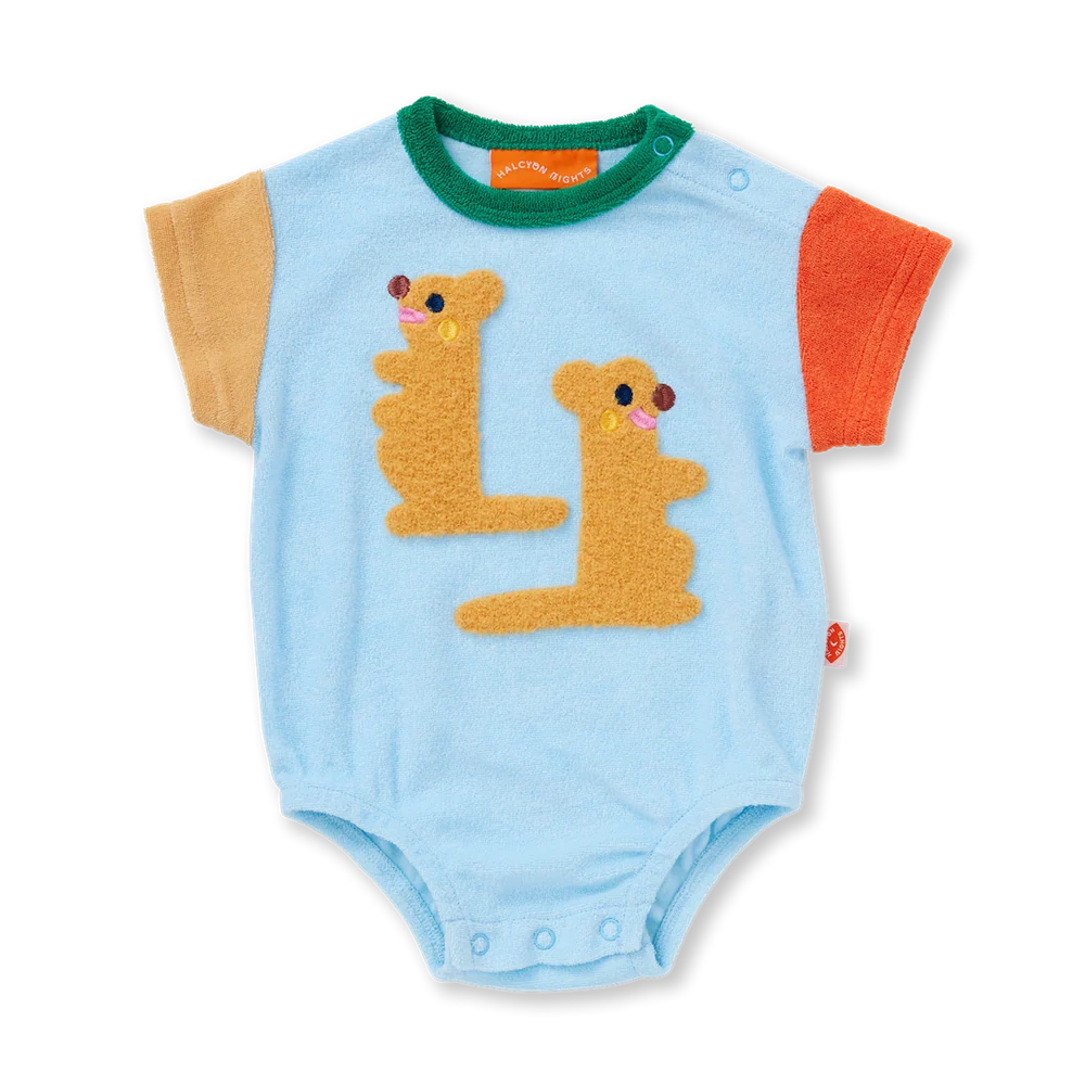 Halcyon Nights - Terry Bodysuit | Zoo Crew Blue