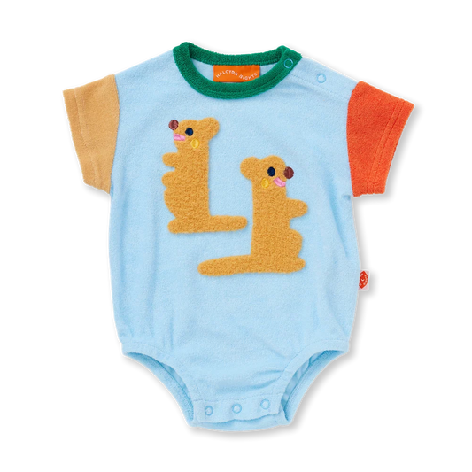 Halcyon Nights - Terry Bodysuit | Zoo Crew Blue
