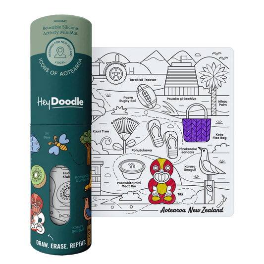 Hey Doodle Mini Activity Mat - Icons of Aotearoa