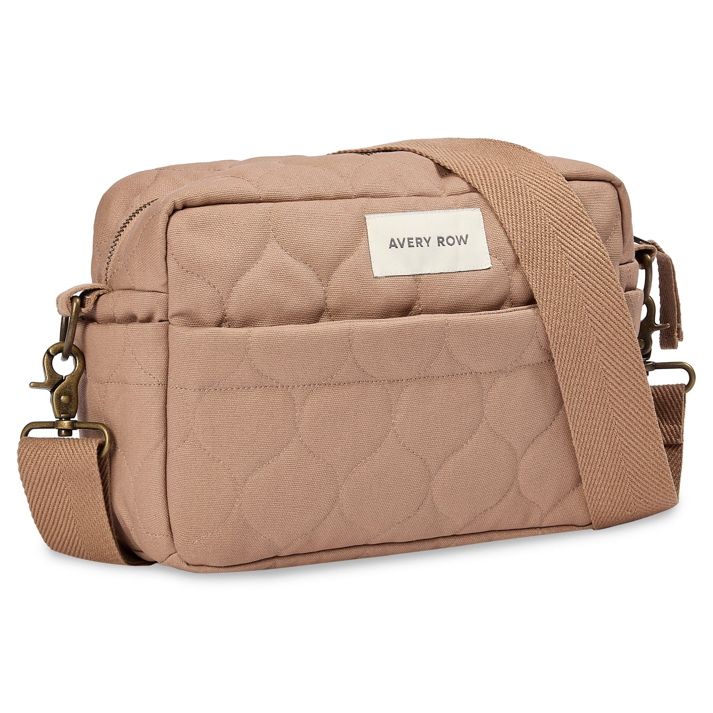 Avery Row | Pram Organiser Bag | Denim, Latte