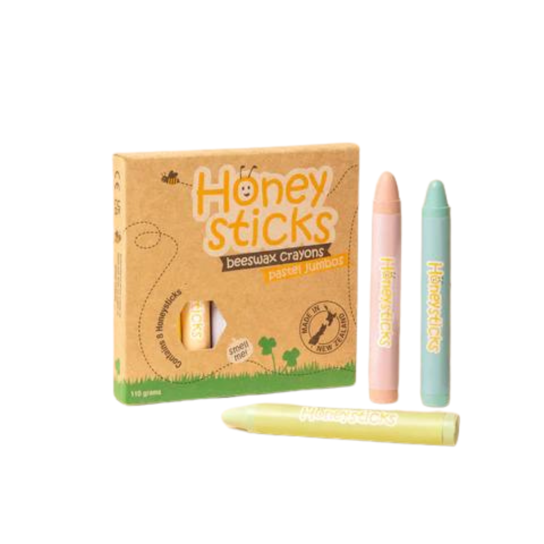 Honeysticks Pastel Jumbo Beeswax Crayons